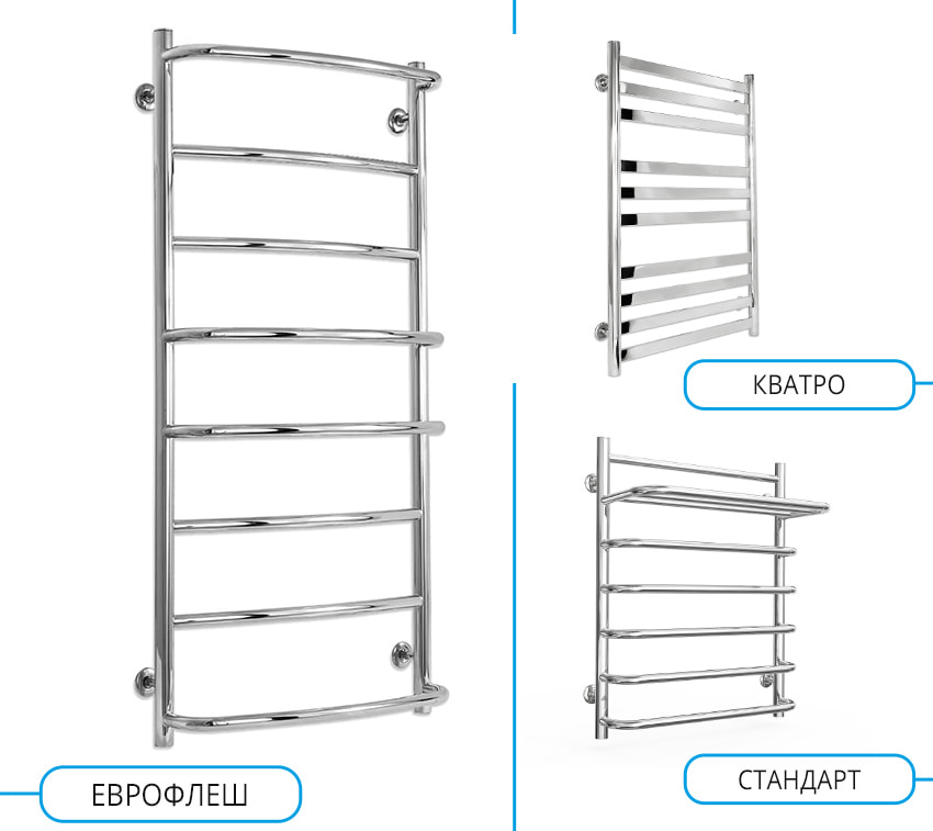 Как выбрать полотенцесушитель водяной - Еврофлеш, Кватро, Стандарт