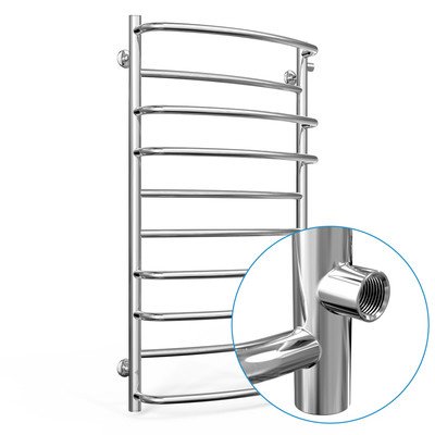 Водяной полотенцесушитель Laris Евромикс П10 500 х 900 б/п 1/2" мц 800 - лучшая цена на изготовление