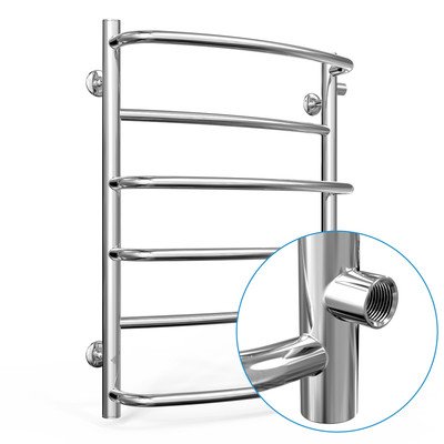 Водяной полотенцесушитель Laris Евромикс П6 450 х 600 б/п 1/2" мц 500 - на заказ