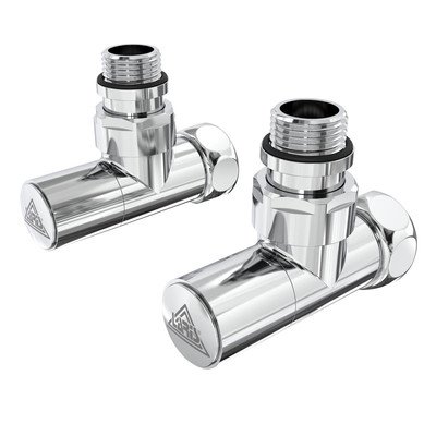 Кран кутовий Laris Звичайний 1/2" - 3/4" + ексцентрики 2шт. (LX-4701) - краща ціна на виготовлення