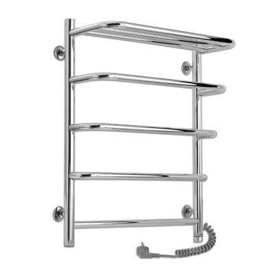 Электрический полотенцесушитель Laris Стандарт П5 500 х 660 с полкой Э (подкл. справа) - на заказ