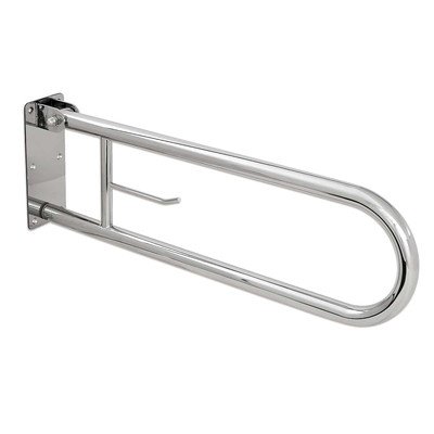 Поручень Laris настінний відкидний (з тримачем для паперу) - замовити в Україні