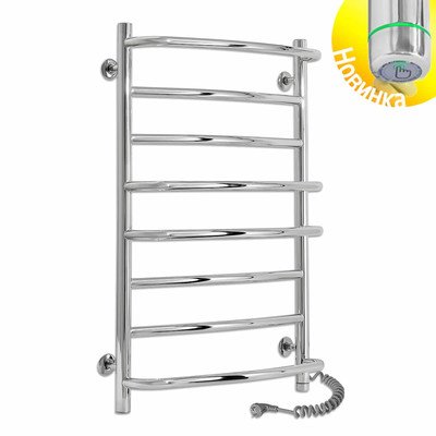 Электрический полотенцесушитель Laris Евромикс П8 500 х 800 Э сенсор S3 (подкл. справа) - купить