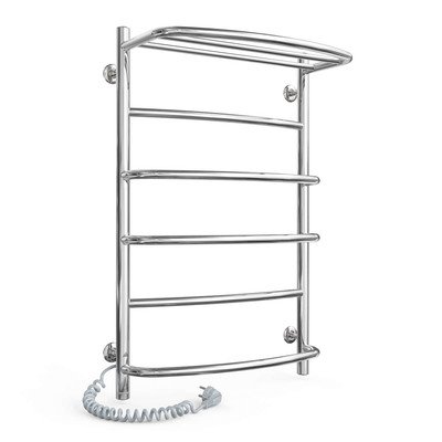 Електрична рушникосушарка Laris Єврофлеш П6 500 х 800 з полицею Е (підкл. зліва) S3 - недорого