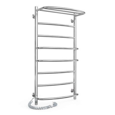 Електрична рушникосушарка Laris Єврофлеш П8 500 х 1000 з полицею Е (підкл. зліва) S3 - недорого