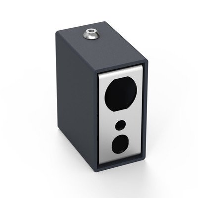 Модуль прихованого ел.підключення (для профільної стійки) Графіт - купити