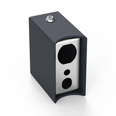 Модуль прихованого ел.підключення (для круглої стійки Ø 30) Графіт - на замовлення