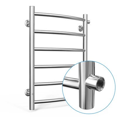 Водяной полотенцесушитель Laris Классик П6 400 х 600 б/п 1/2" мц 500 - недорого