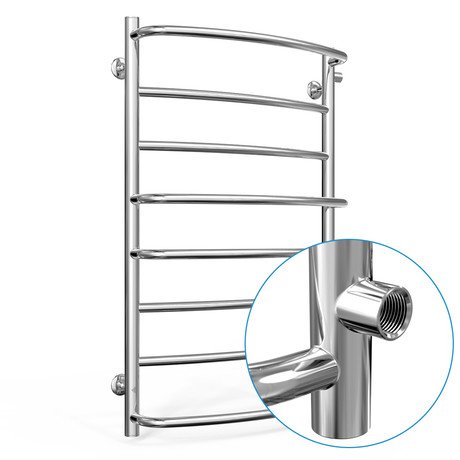 Водяна рушникосушарка Laris Євромікс П8 500 х 800 б/п 1/2" мц 700 - недорого