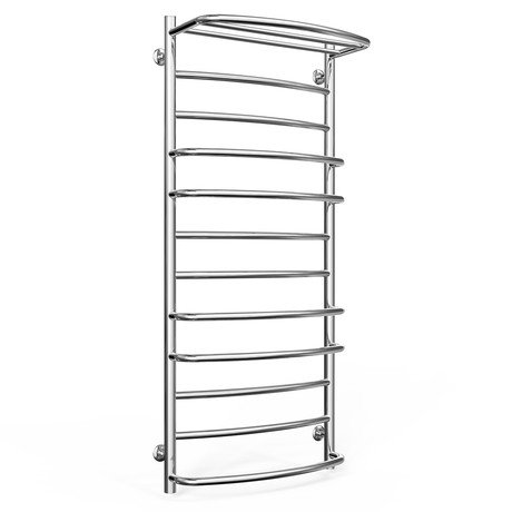 Водяной полотенцесушитель Laris Евромикс П12 500 х 1200 с полкой - на заказ