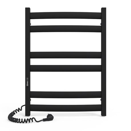 Электрический полотенцесушитель Laris Зебра Атлант ЧКЧ6 500 х 700 Э (подкл. слева) R3 - на заказ