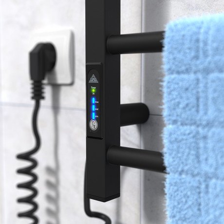 Електрична рушникосушарка Laris Зебра Альфа ЧФЧ8 500 х 800 Е (підкл. зліва) R3 - купити