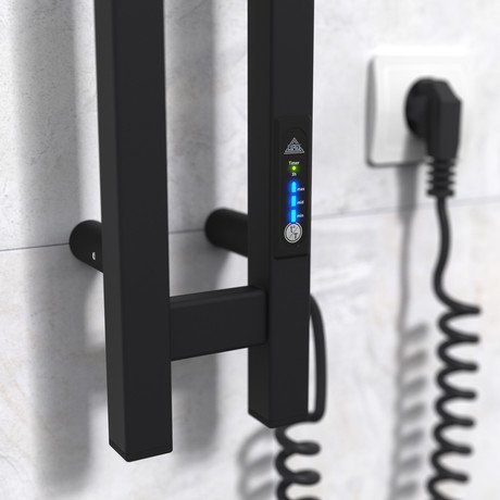 Электрический полотенцесушитель Laris Зебра Дуэт ЧКЧ3 80 х 1200 Э (подкл. справа) R3 - лучшая цена на изготовление