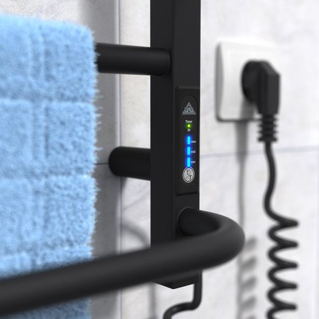 Електрична рушникосушарка Laris Зебра Комфорт ЧФЧ10 500 х 900 Е (підкл. справа) R3 - замовити в Україні