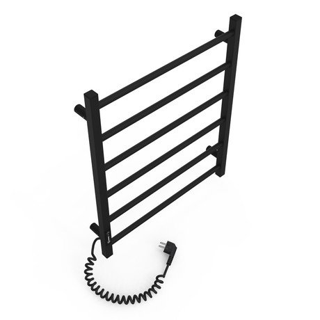 Электрический полотенцесушитель Laris Зебра Альфа ЧКЧ6 500 х 600 Э (подкл. слева) R3 - заказать в Украине