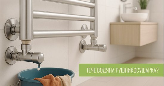 Тече рушникосушка - головне зображення