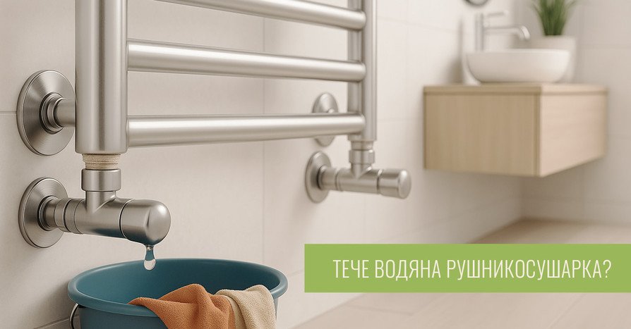 тече рушникосушка - головне зображення